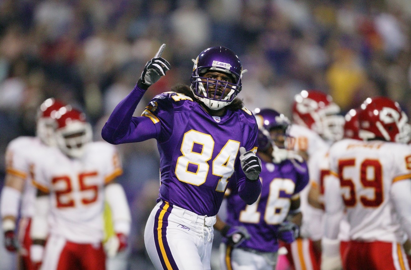Randy Moss — action